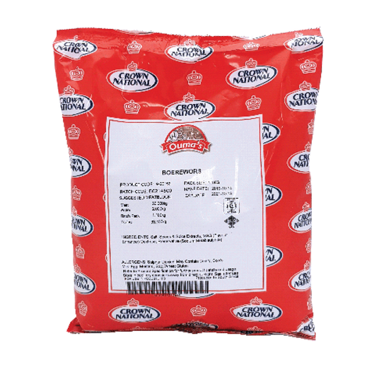 CROWN SPICE OUMA'S BOEREWORS 1.1KG