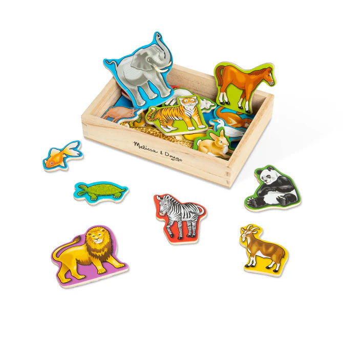MELISSA AND DOUG MAGNETS WOODEN ANIMALS