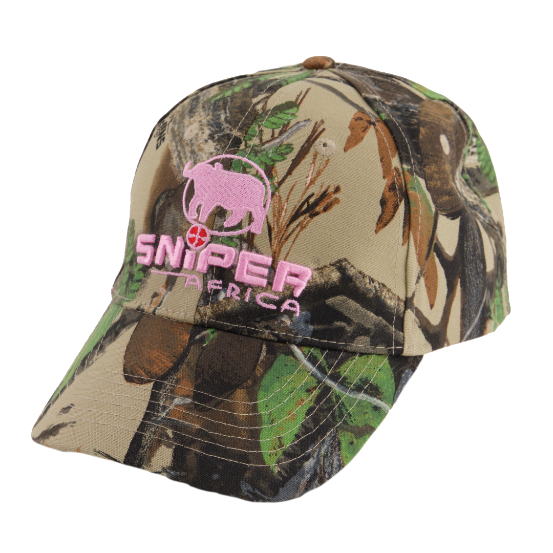 SNIPER PEAK CAP LADIES PINK 3D