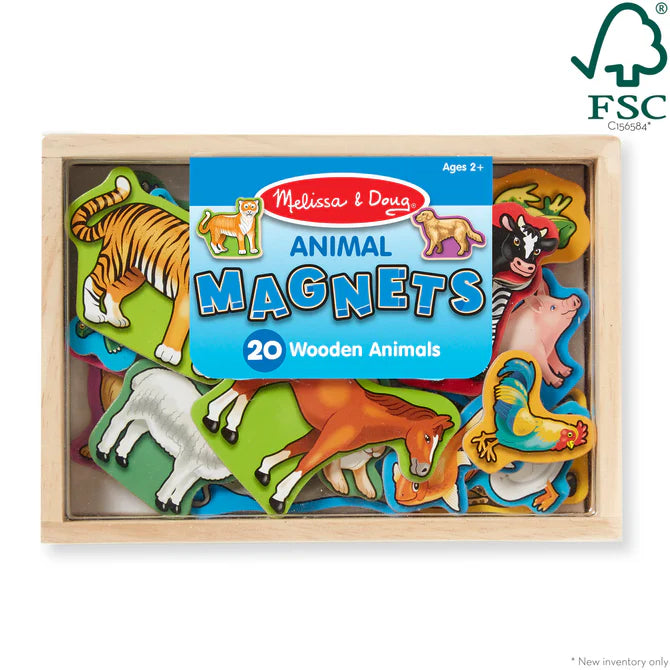 MELISSA AND DOUG MAGNETS WOODEN ANIMALS