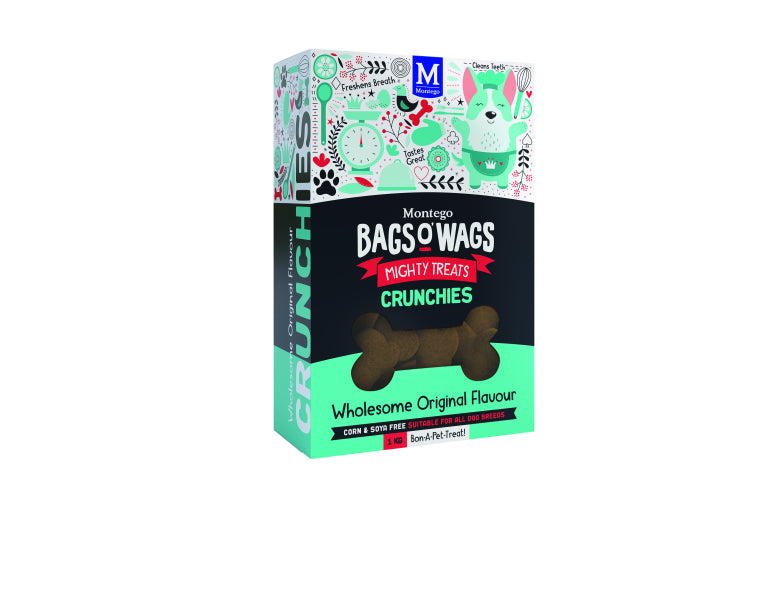 BAGS O'WAGS CRUNCHIES 1KG