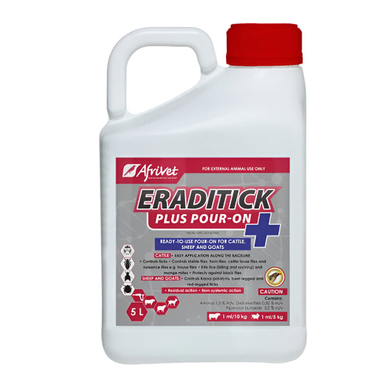 AFRIVET ERADITICK PLUS POUR ON 5L
