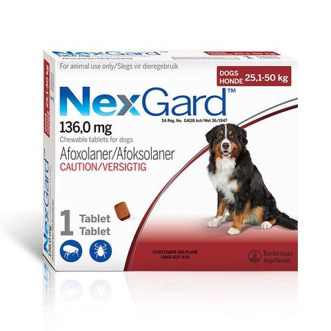 NEXGARD 25.1-50KG GG 6G 1 CHEW