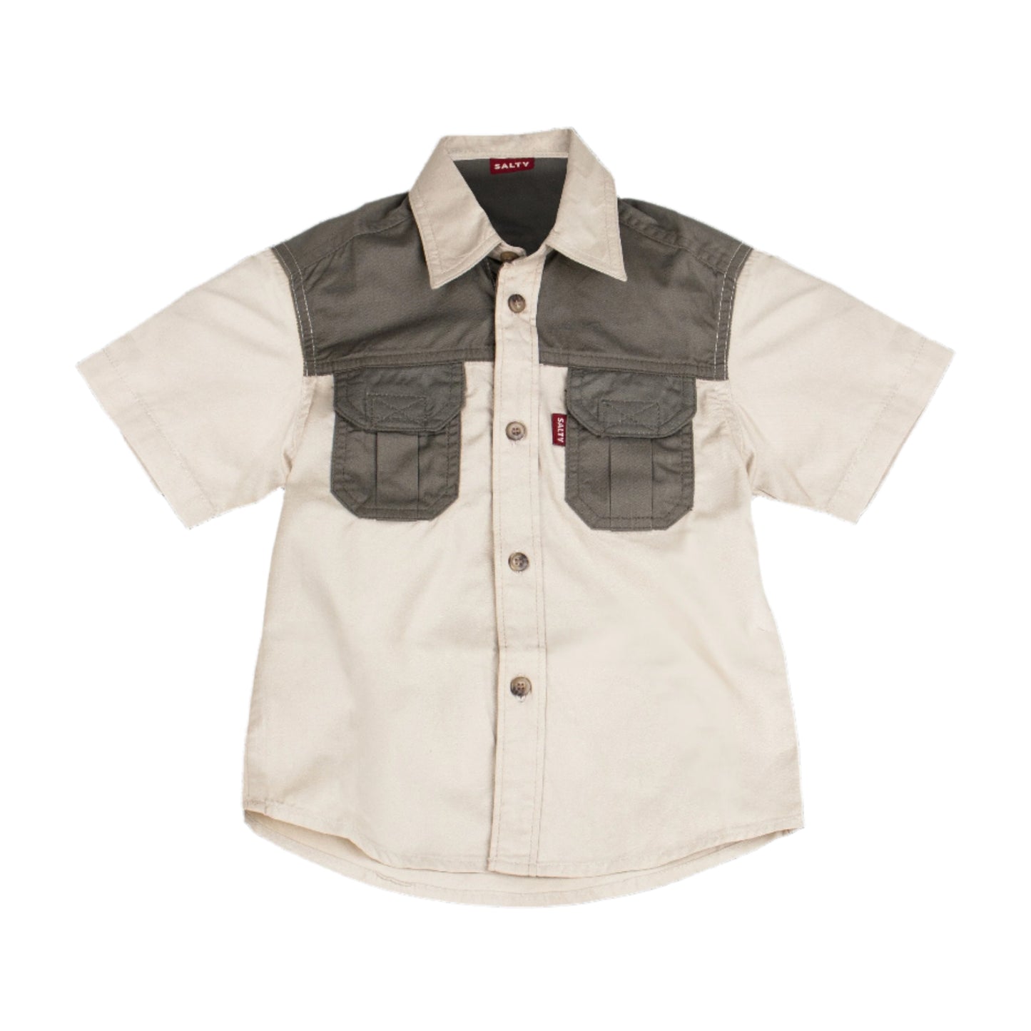 ICC MEERKAT SHIRT KIDS BUSH KHAKI AND OLIVE 3-4