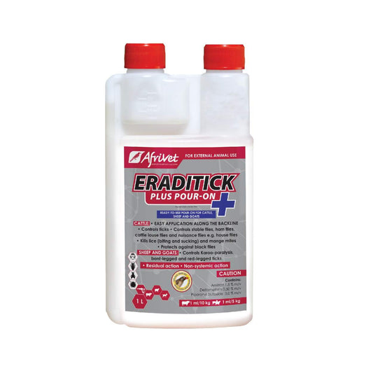 AFRIVET ERADITICK PLUS POUR ON 1L