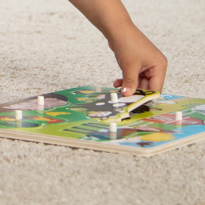 MELISSA & DOUG PUZZLE FARM PEG