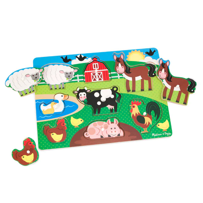 MELISSA & DOUG PUZZLE FARM PEG