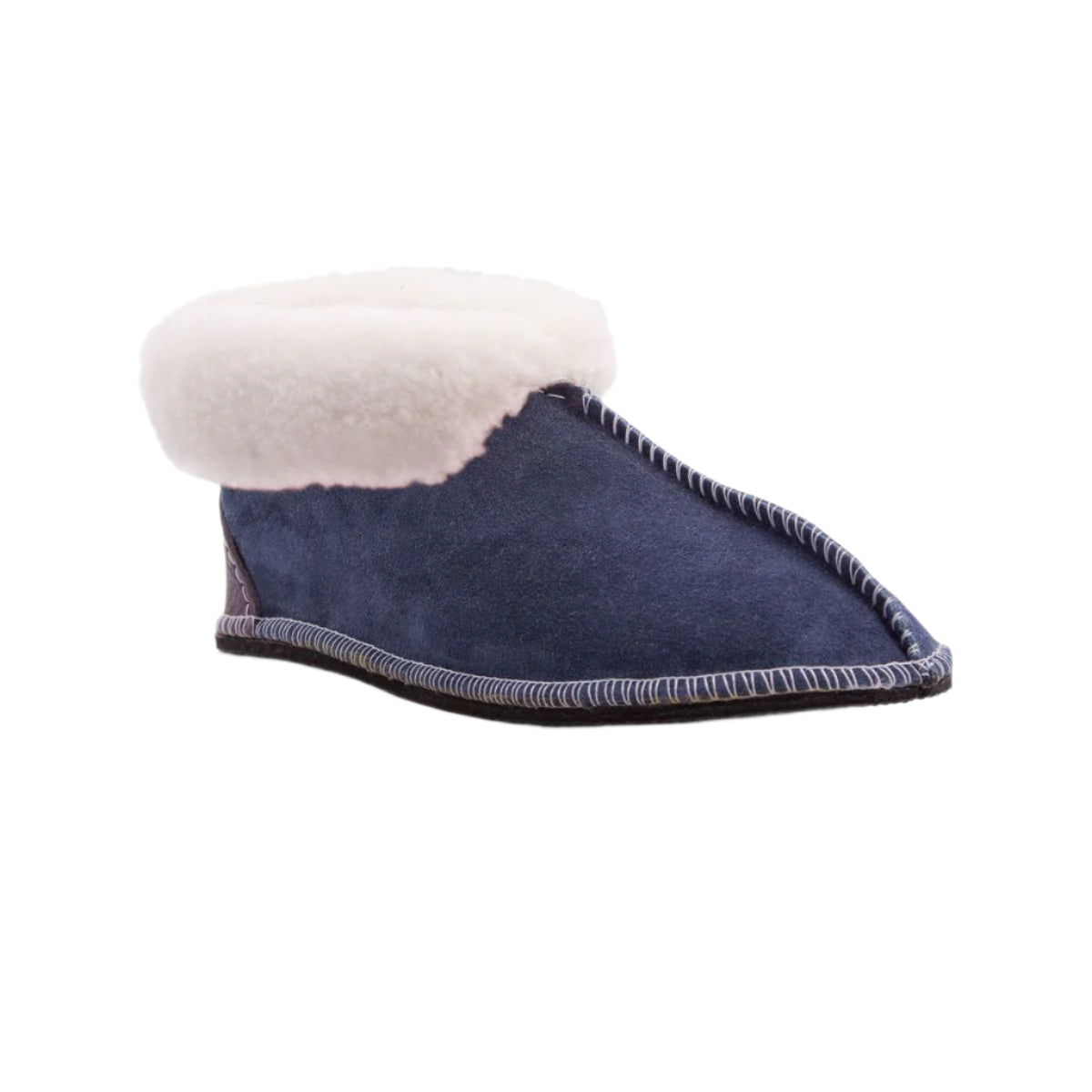 IN-STEP SLIPPERS SHEEPSKIN NAVY