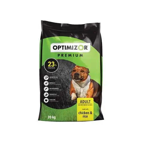 OPTIMIZOR PREMIUM ADULT DOG FOOD 20KG – BKB Online Retail Shop