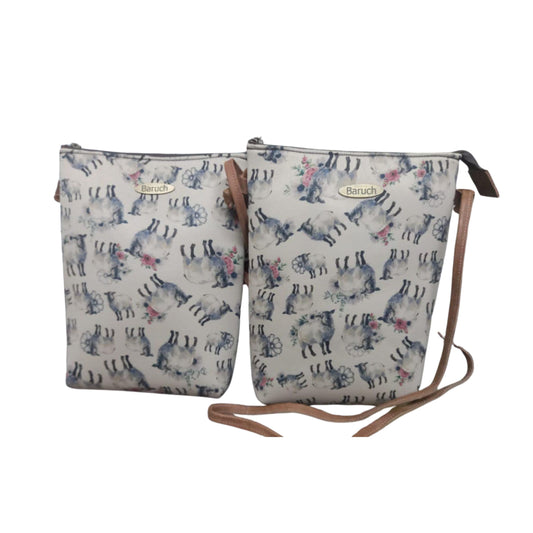 BARUCH HANDBAG SHEEP PRINTED