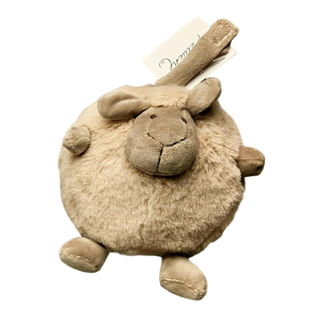 ROUND LAMB BEIGE 15CM