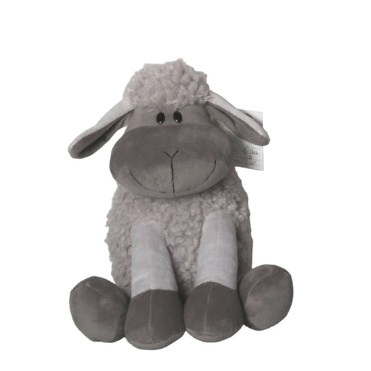 SITTING LAMB BEIGE 23CM
