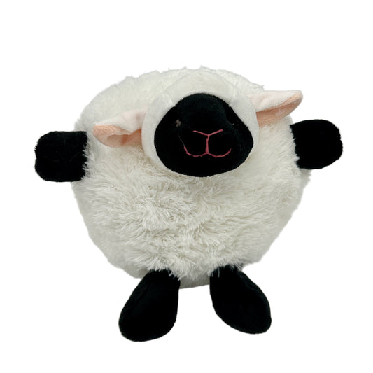 ROUND LAMB BLACK/WHITE 15CM