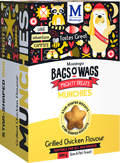 BAGS O'WAGS MUNCHIES CHICKEN 350G