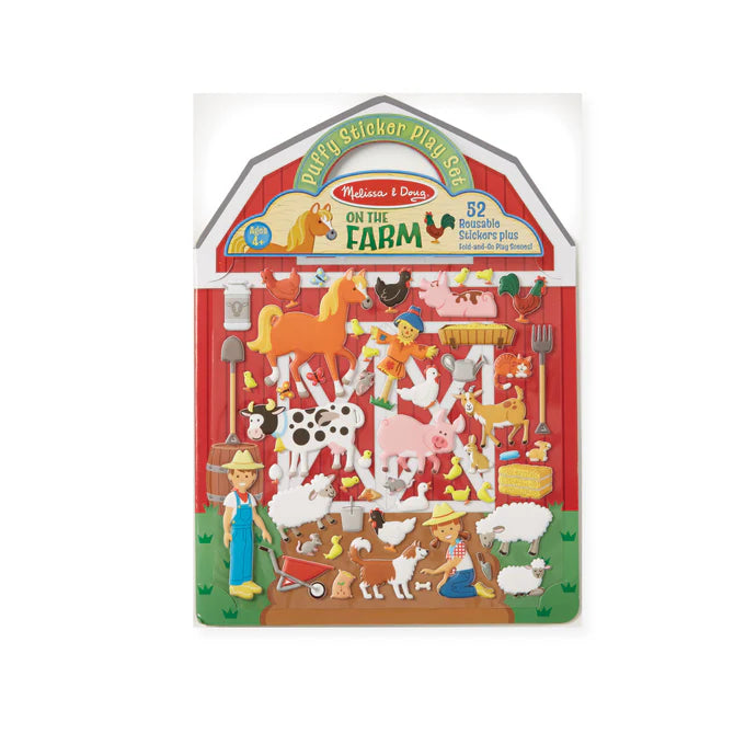 MELISSA AND DOUG STICKERS PUFFY FARM