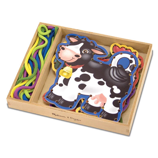 MELISSA AND DOUG LACE AND TRACE FARM ANIMALS