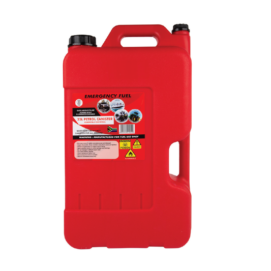 JERRY CAN PLASTIC PETROL 25
