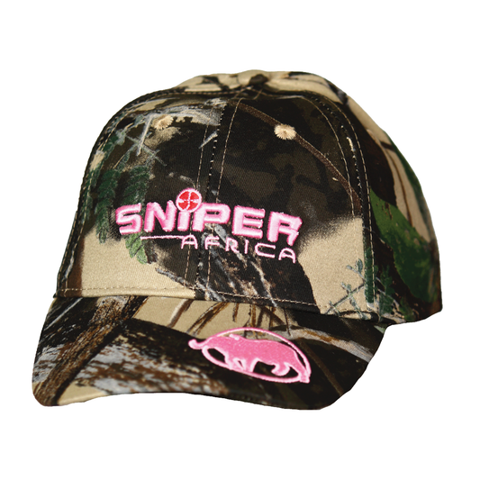 SNIPER PEAK CAP BUFFALO EMBLEM PINK KIDS