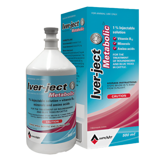 ANTROVET IVER-JECT METABOLIC 500ML