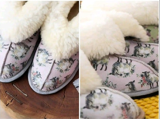 BARUCH SLIPPERS SHEEP GREY