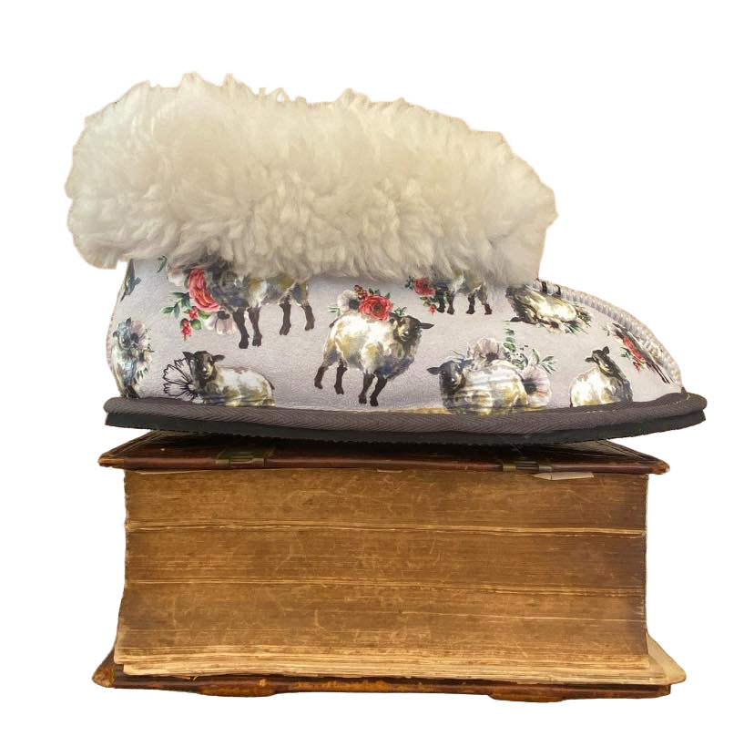 BARUCH SLIPPERS SHEEP GREY