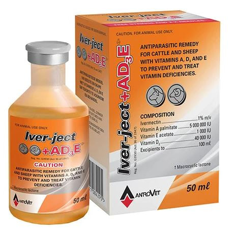 ANTROVET IVER-JECT + AD3E 50ML