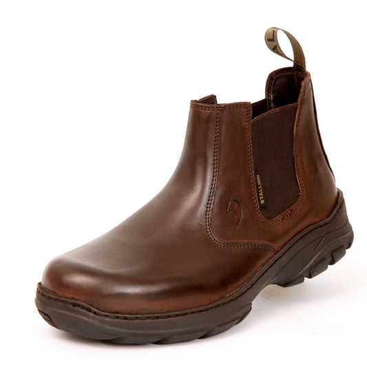 STALLION BOOT SLIP-ON BROWN