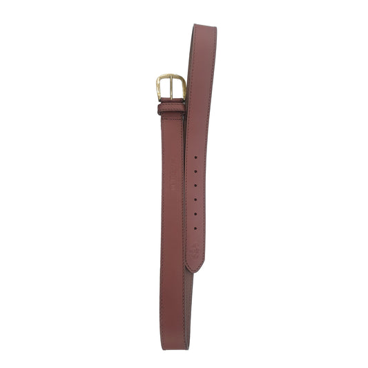 SNIPER BELT THICK STITCH LEATHER OX BLOOD