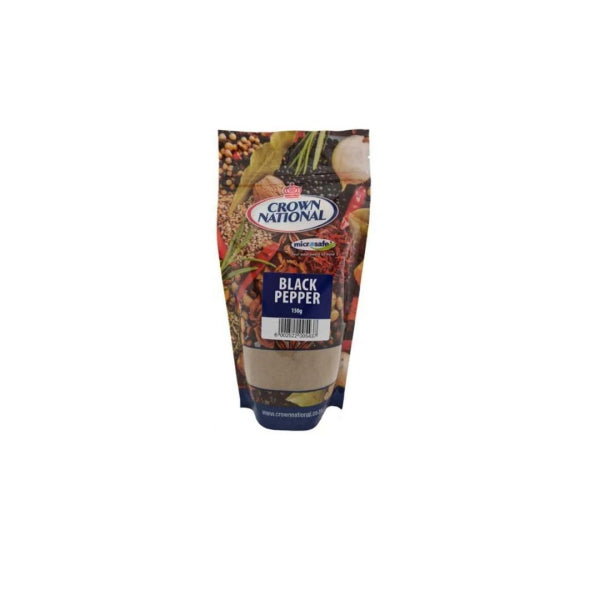 CROWN SPICE BLACK PEPPER GROUND 150GR