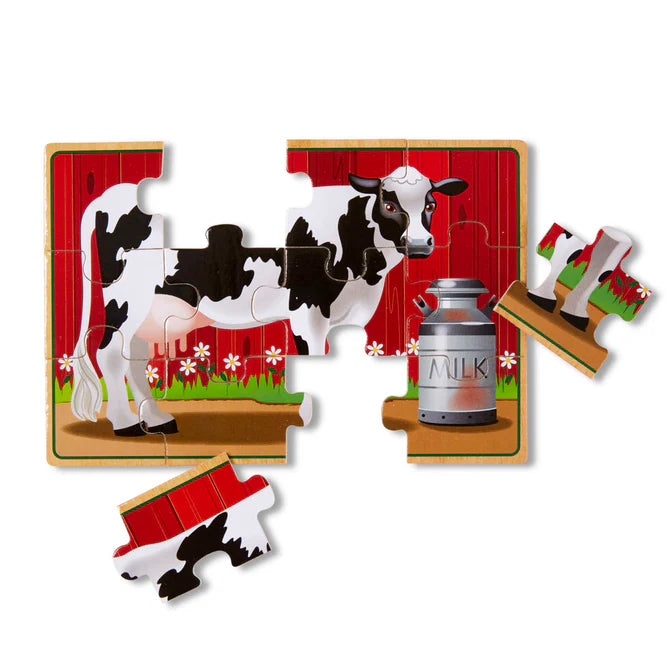 MELISSA & DOUG- PUZZLE FARM ANIMALS IN A BOX