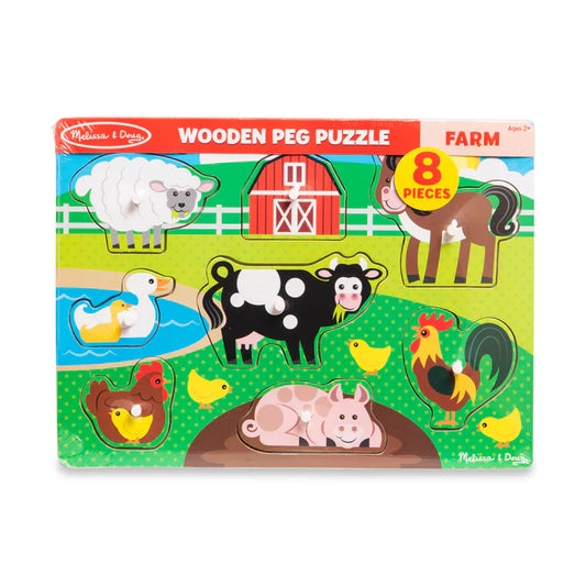 MELISSA & DOUG PUZZLE FARM PEG