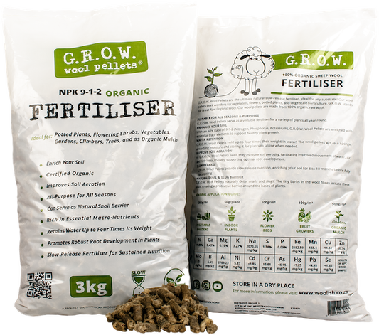 G.R.O.W. WOOL PELLETS 3KG
