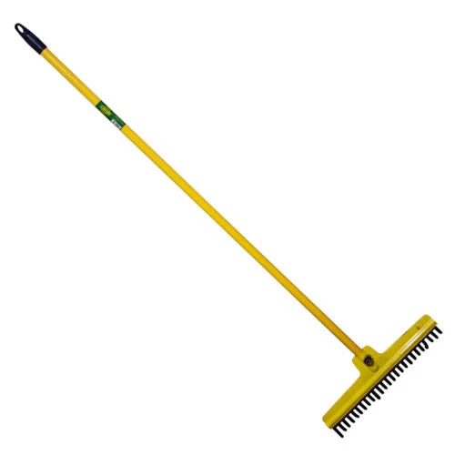 LASHER 25 TEETH RUBBER RAKE STEEL HANDLE FG00040