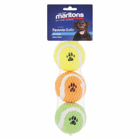 MARLTONS THREE PACK TENNIS BALLS