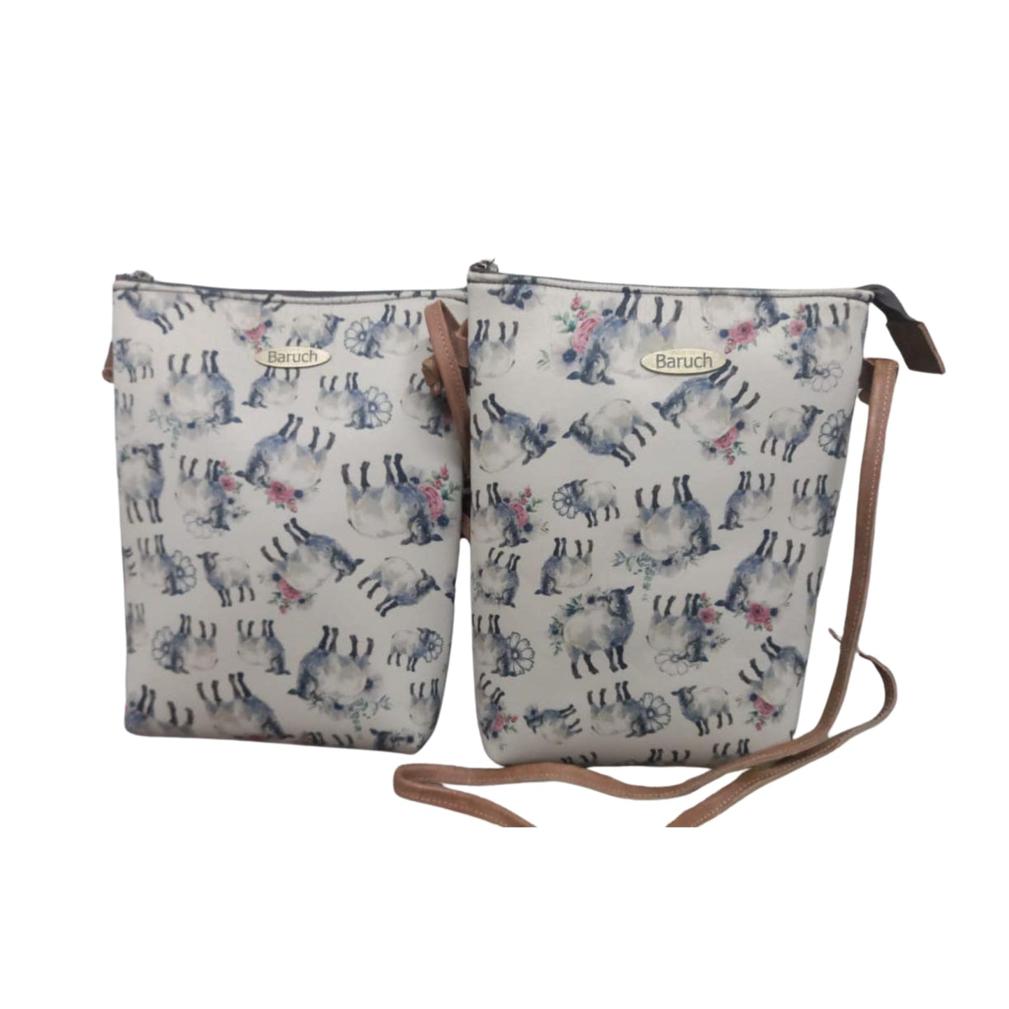 BARUCH HANDBAG SHEEP PRINTED
