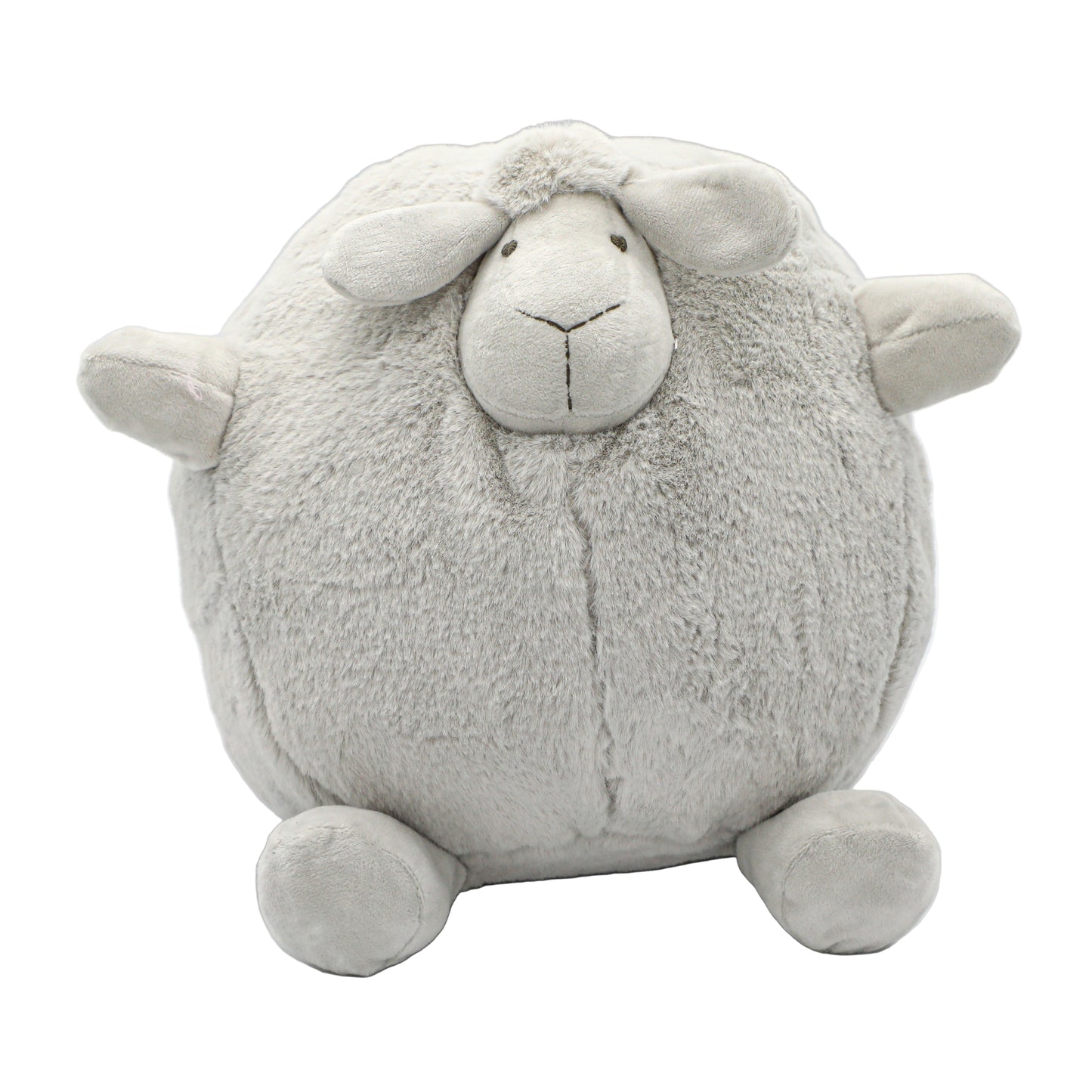 ROUND BABA LAMB GREY 28CM
