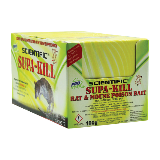 SUPA-KILL RAT & MOUSE GRANULAR 100GM