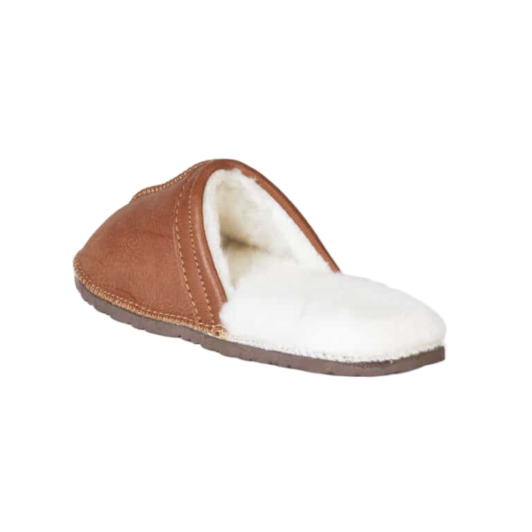 IN-STEP SLIP ON SLIPPERS TAN