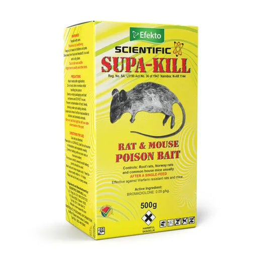 SUPA-KILL RAT & MOUSE GRANULAR 500G