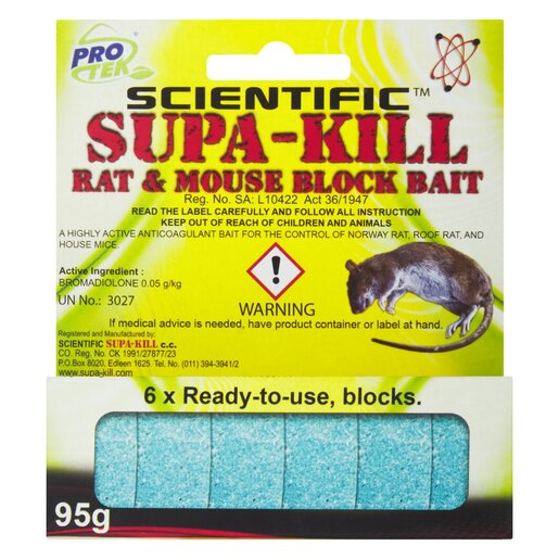 SUPA-KILL RAT & MOUSE BLOCKS 95G