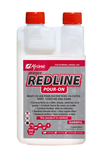 AFRIVET REDLINE POUR ON 500ML